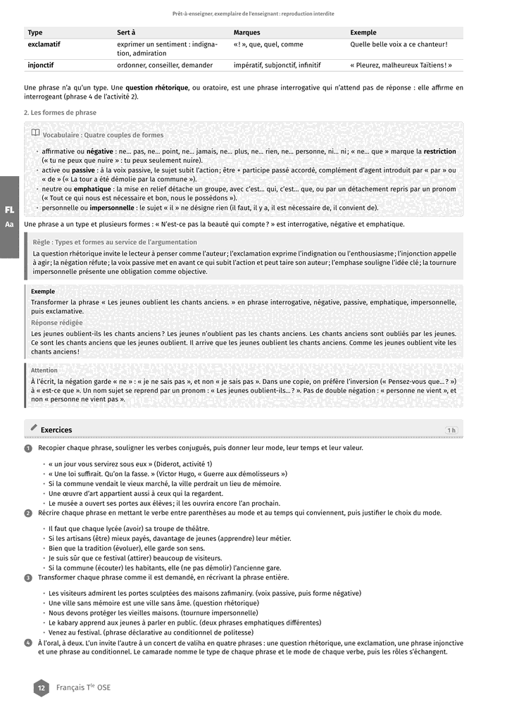 Échantillon Français Tle OSE, page 13 sur 16