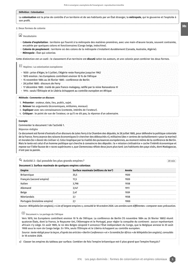 Échantillon Histoire-Géographie 1re OSE, page 6 sur 8