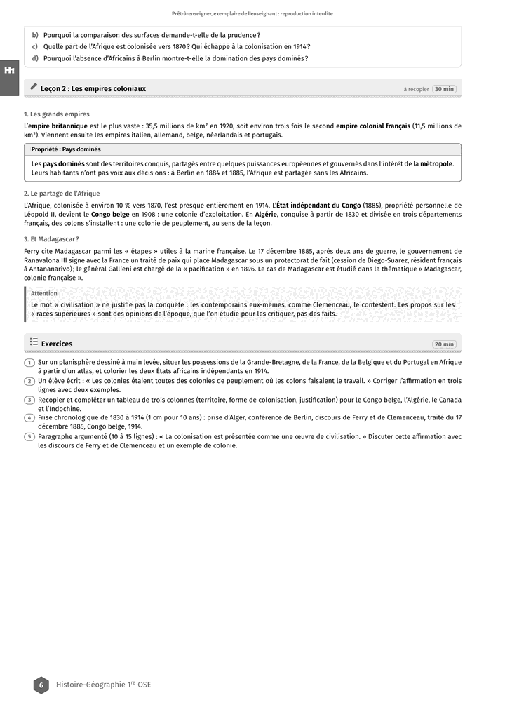 Échantillon Histoire-Géographie 1re OSE, page 7 sur 8
