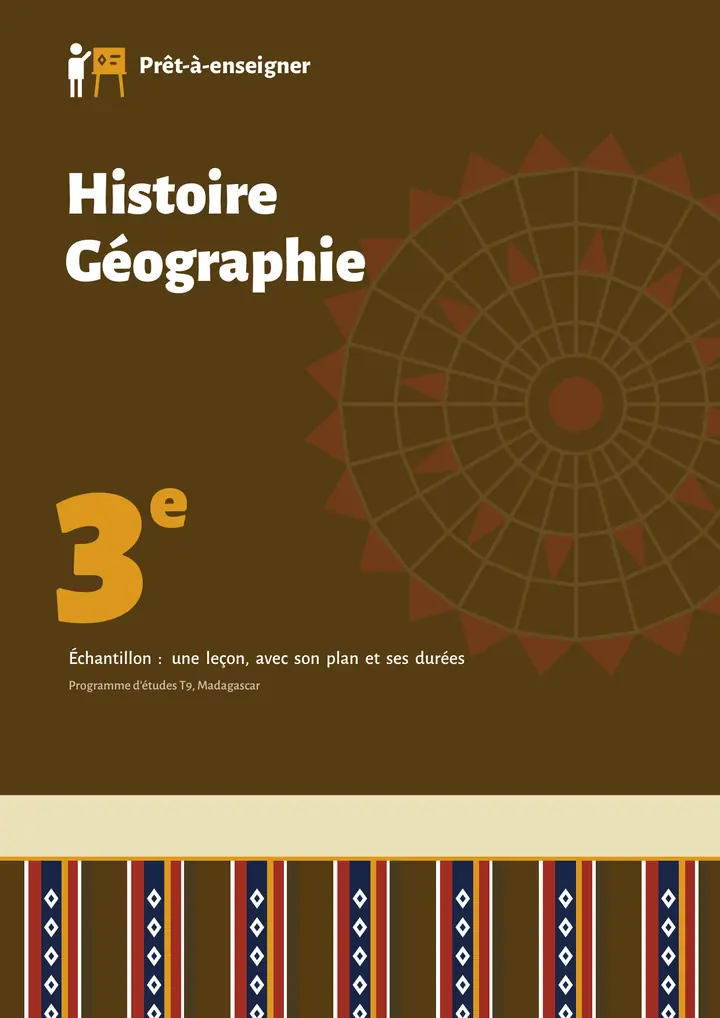Échantillon Histoire-Géographie 3e, page 1 sur 10