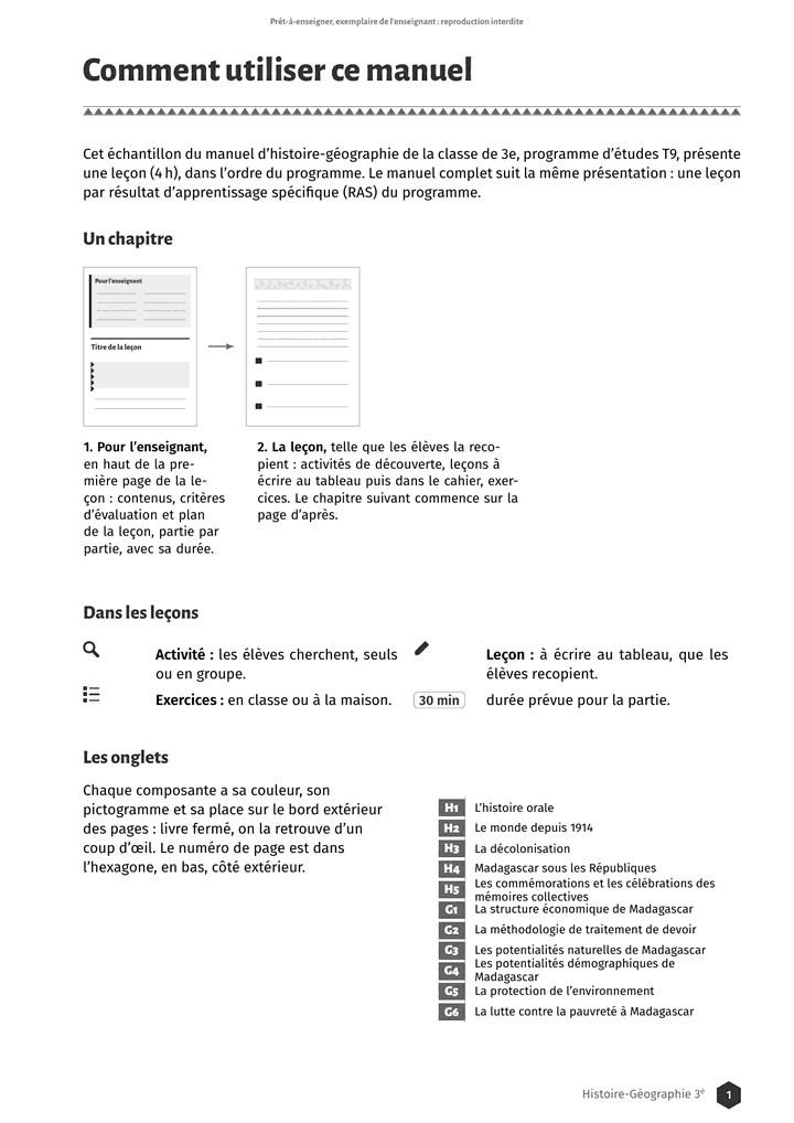 Échantillon Histoire-Géographie 3e, page 2 sur 10