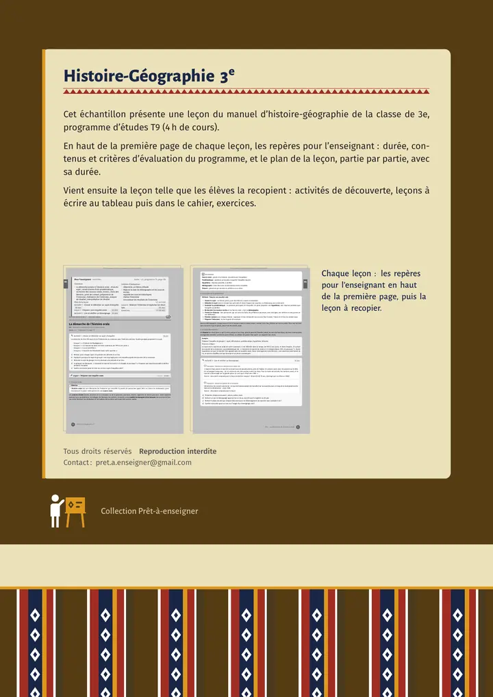 Échantillon Histoire-Géographie 3e, page 10 sur 10