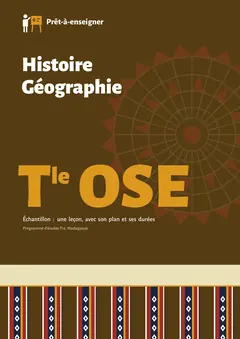 Couverture du manuel Histoire-Géographie Tle OSE