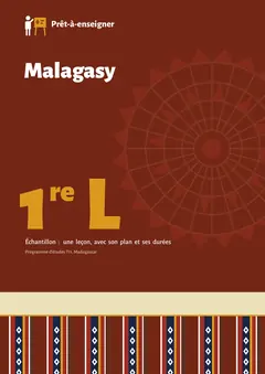 Couverture du manuel Malagasy 1re L