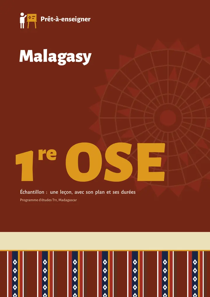 Santionany Malagasy 1re OSE, pejy 1 amin'ny 10