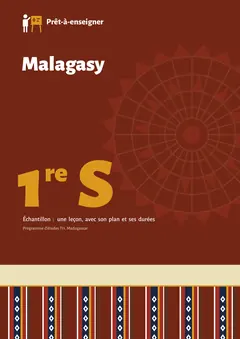 Couverture du manuel Malagasy 1re S