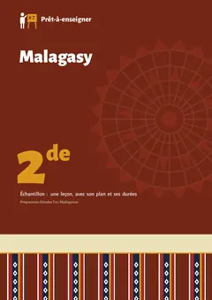 Couverture du manuel Malagasy 2de
