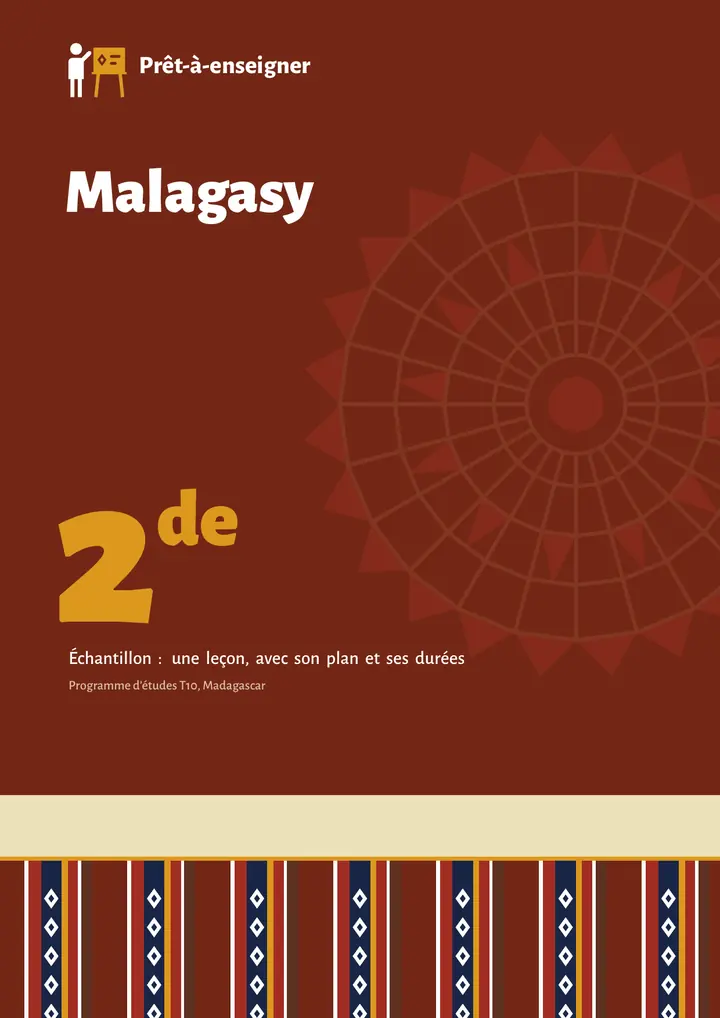 Échantillon Malagasy 2de, page 1 sur 10