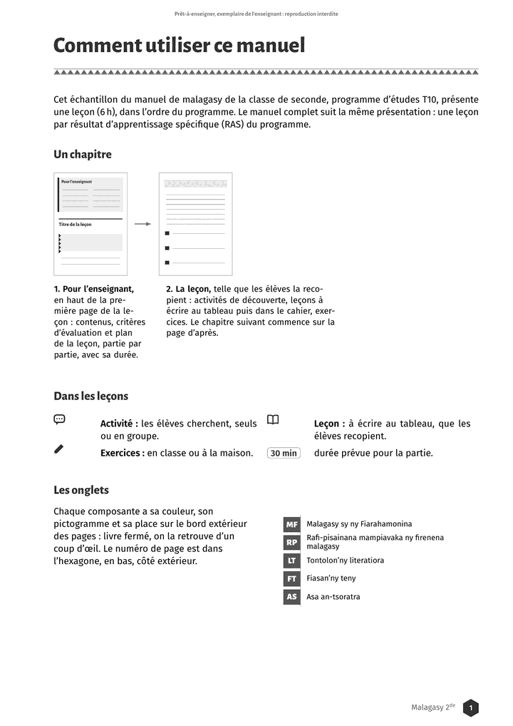 Échantillon Malagasy 2de, page 2 sur 10