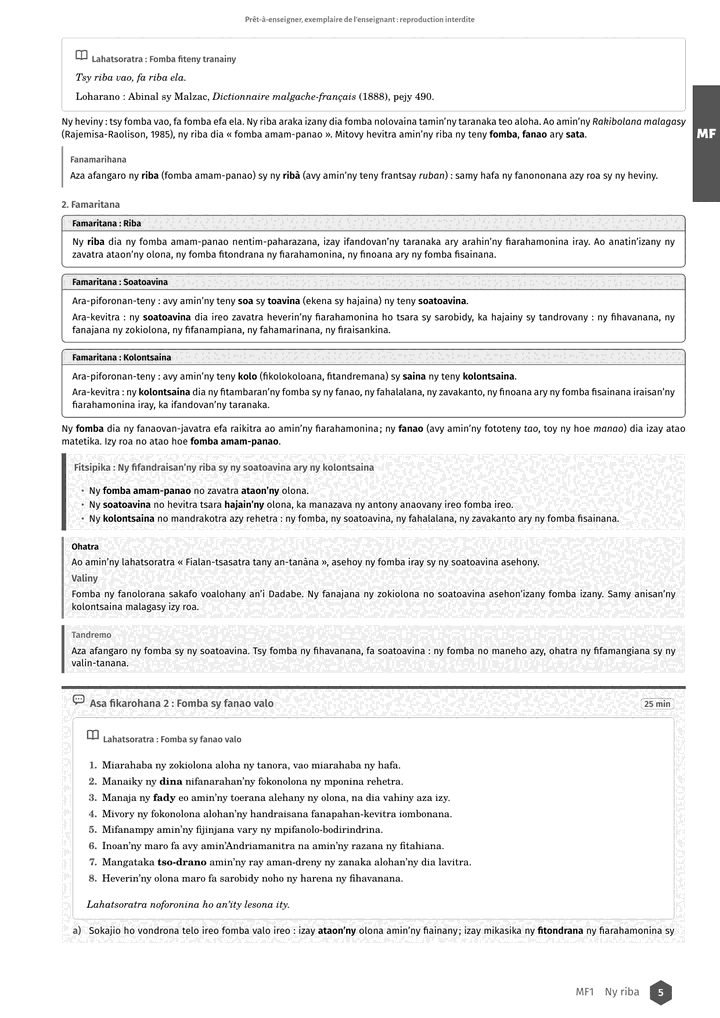 Échantillon Malagasy 2de, page 6 sur 10