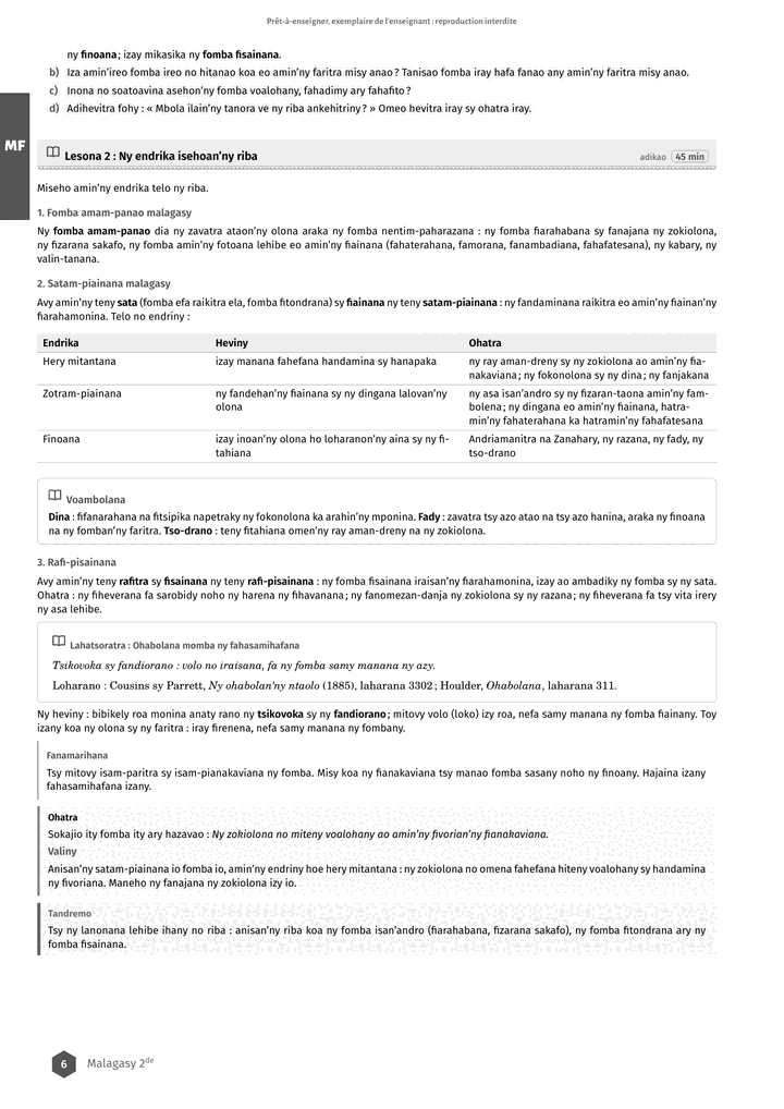 Échantillon Malagasy 2de, page 7 sur 10