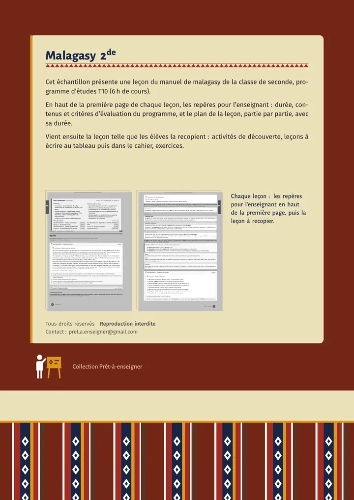 Échantillon Malagasy 2de, page 10 sur 10