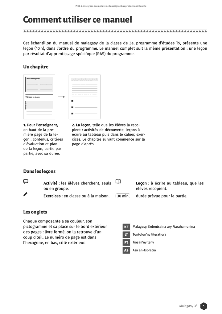Échantillon Malagasy 3e, page 2 sur 10