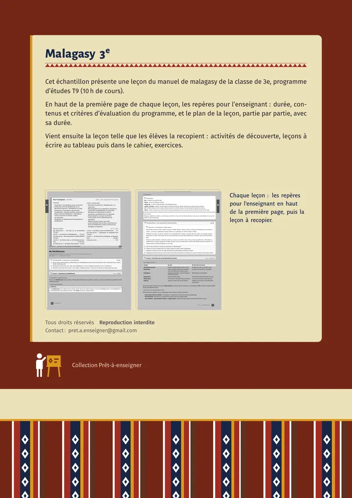 Échantillon Malagasy 3e, page 10 sur 10