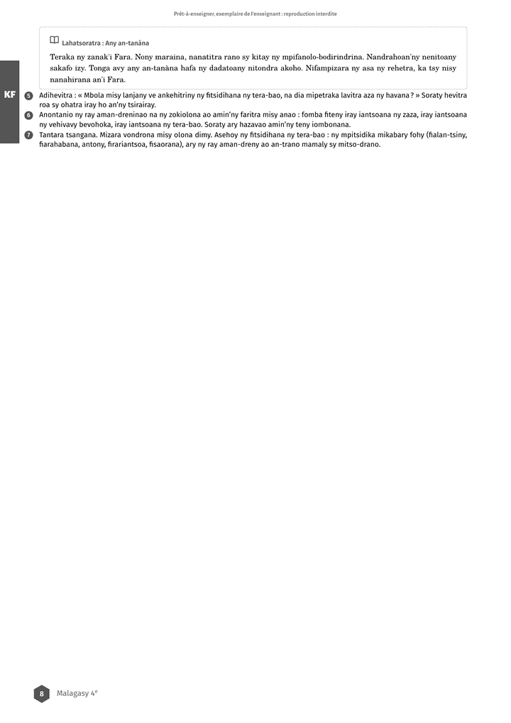 Échantillon Malagasy 4e, page 9 sur 10