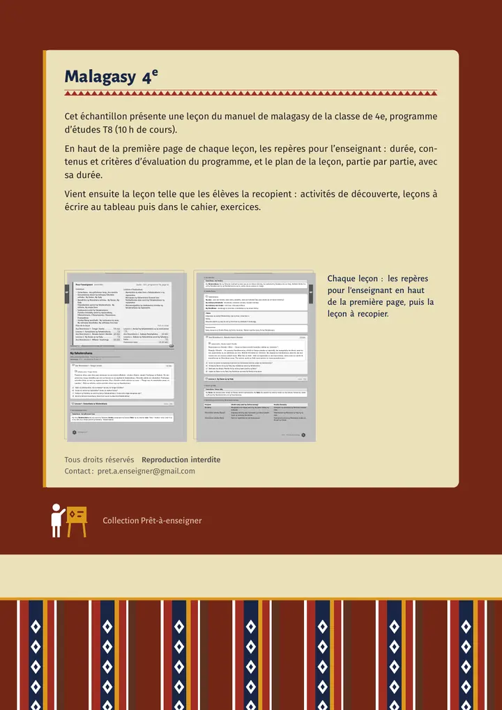 Échantillon Malagasy 4e, page 10 sur 10