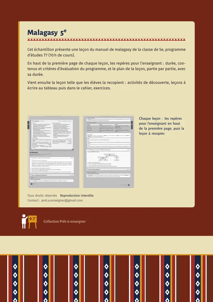 Échantillon Malagasy 5e, page 10 sur 10
