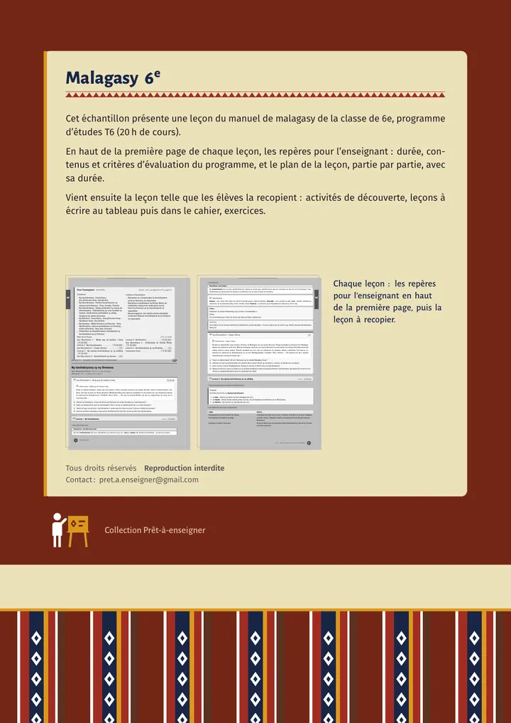 Échantillon Malagasy 6e, page 10 sur 10