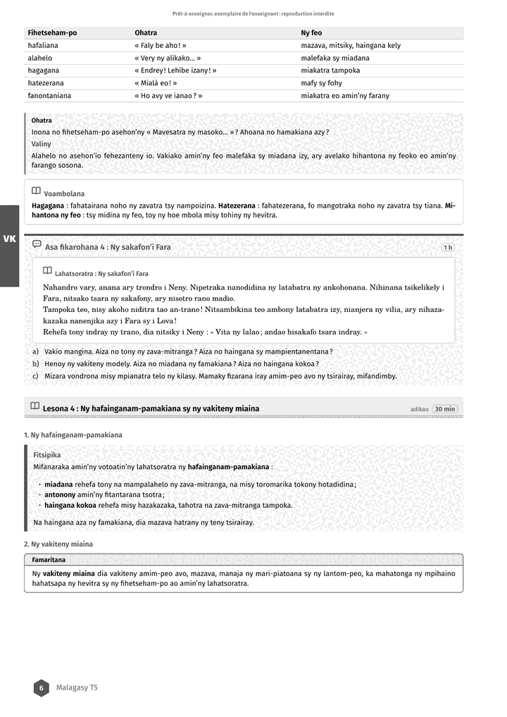 Échantillon Malagasy T5, page 7 sur 10