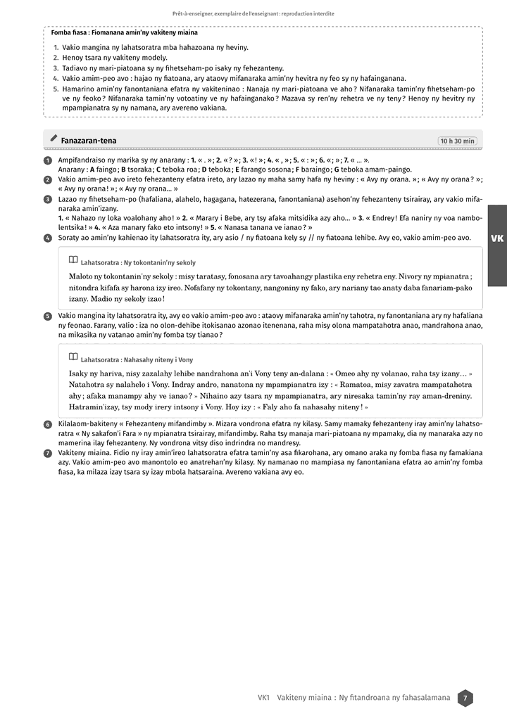 Échantillon Malagasy T5, page 8 sur 10