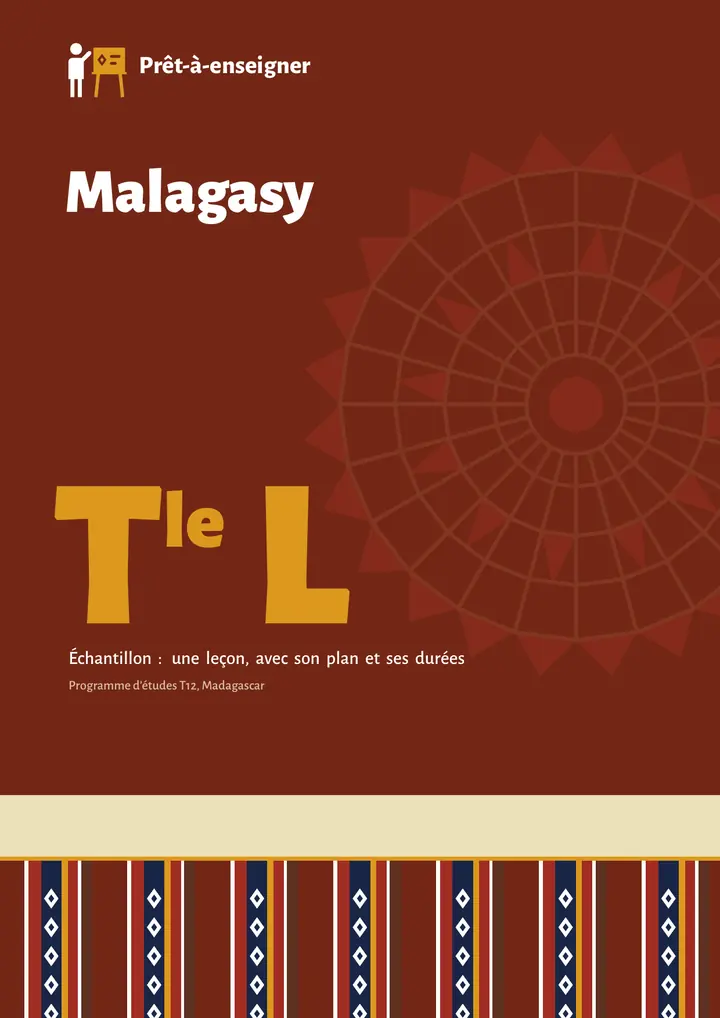 Échantillon Malagasy Tle L, page 1 sur 10