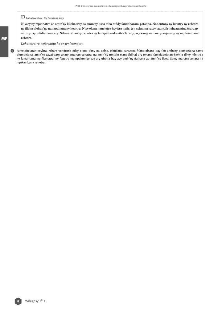 Échantillon Malagasy Tle L, page 9 sur 10