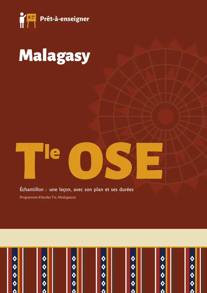 Échantillon Malagasy Tle OSE, page 1 sur 10