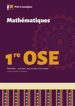 Couverture du manuel Mathématiques 1re OSE