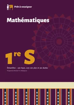 Couverture du manuel Mathématiques 1re S