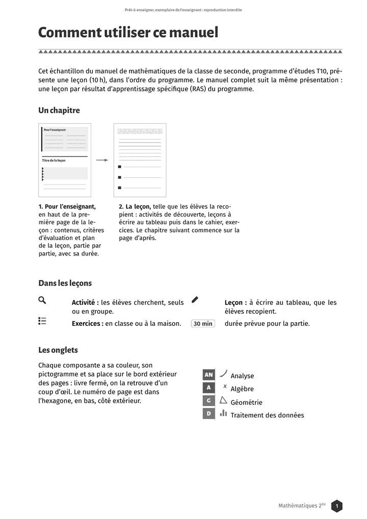 Échantillon Mathématiques 2de, page 2 sur 12