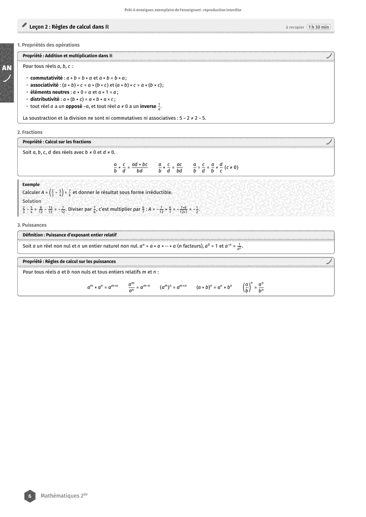 Échantillon Mathématiques 2de, page 7 sur 12