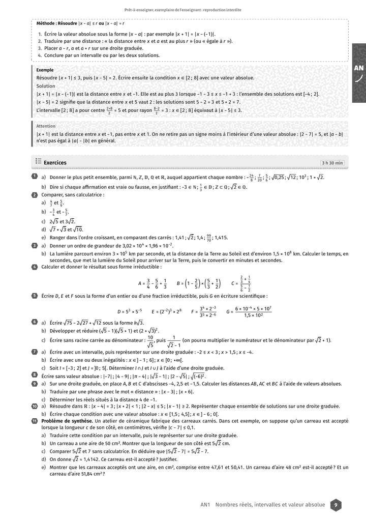 Échantillon Mathématiques 2de, page 10 sur 12