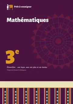 Couverture du manuel Mathématiques 3e