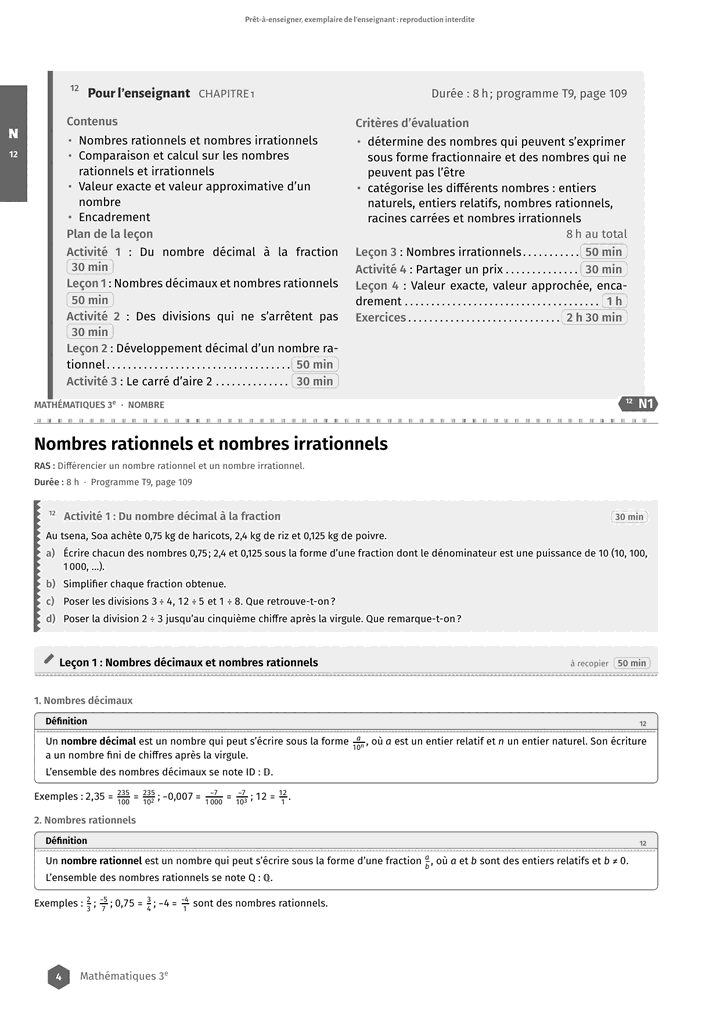 Échantillon Mathématiques 3e, page 5 sur 10