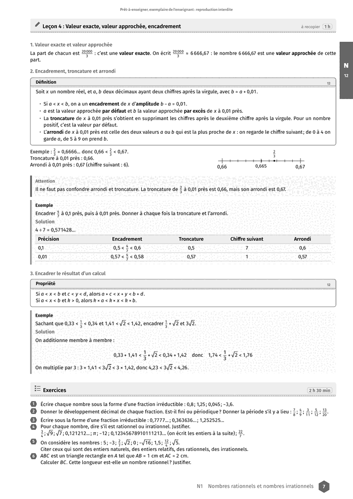 Échantillon Mathématiques 3e, page 8 sur 10