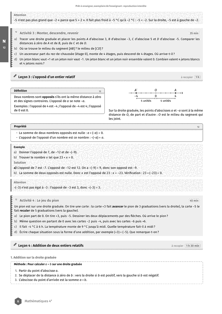 Échantillon Mathématiques 4e, page 7 sur 10