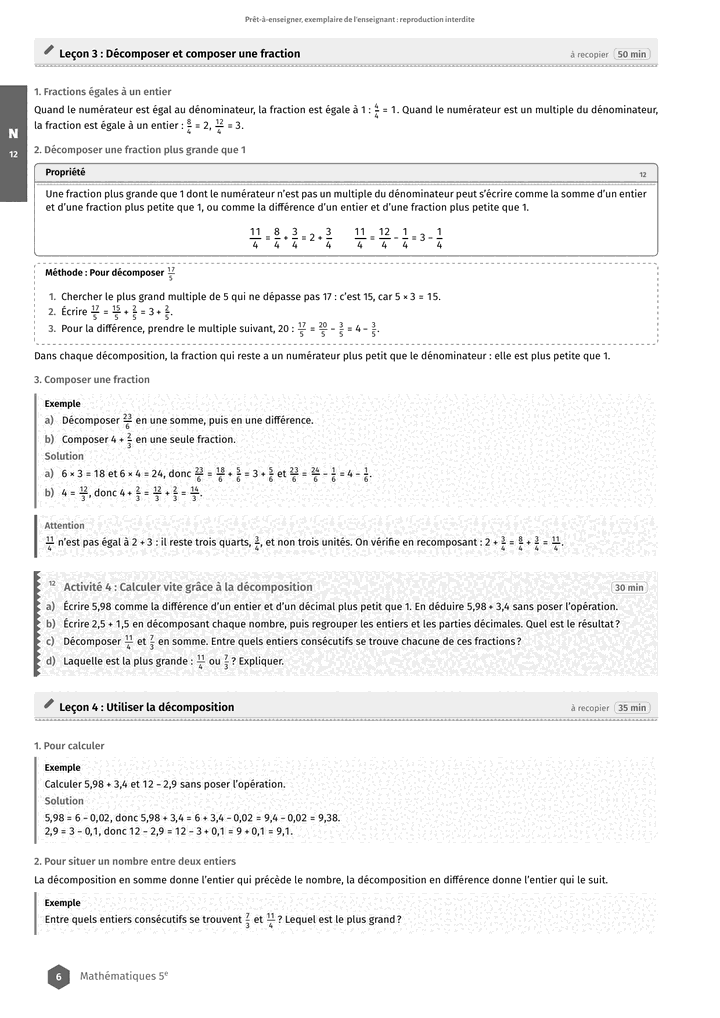 Échantillon Mathématiques 5e, page 7 sur 10