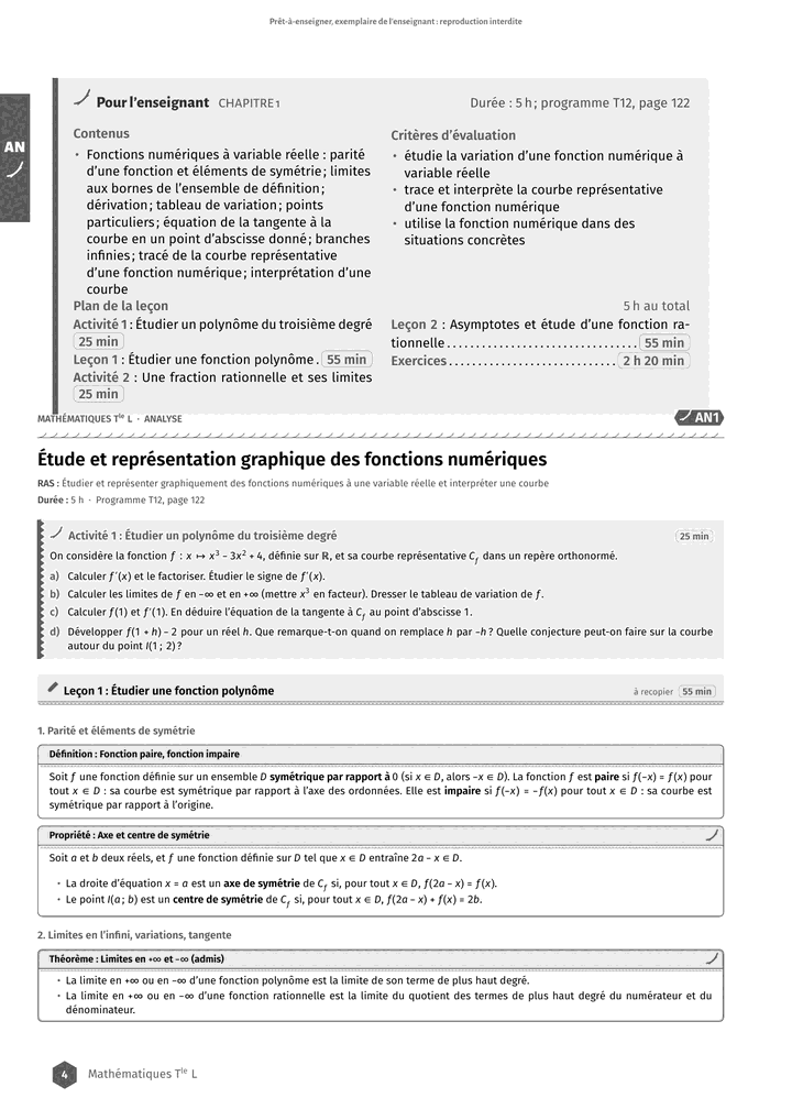 Échantillon Mathématiques Tle L, page 5 sur 10