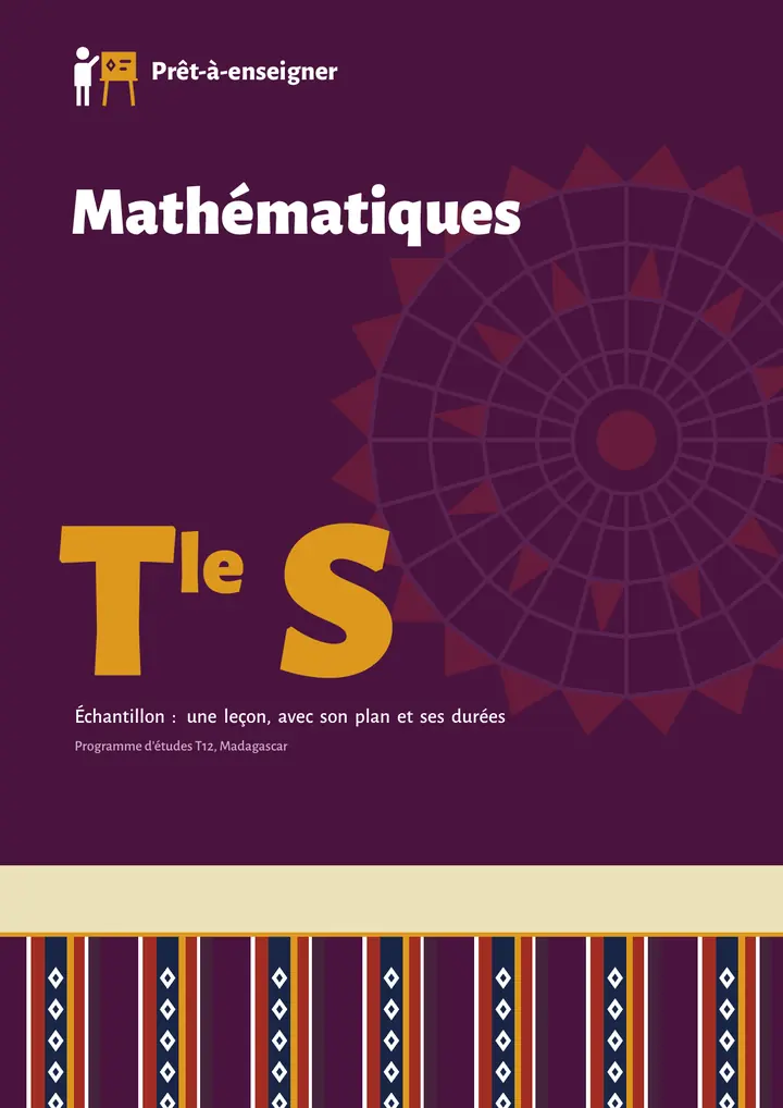 Échantillon Mathématiques Tle S, page 1 sur 10