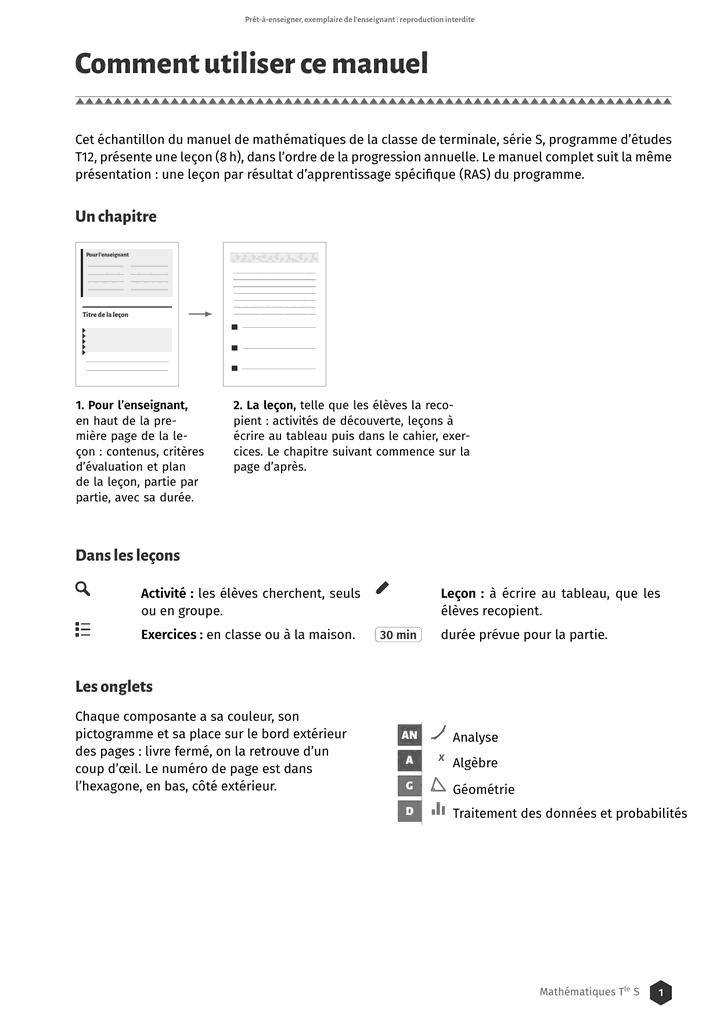 Échantillon Mathématiques Tle S, page 2 sur 10