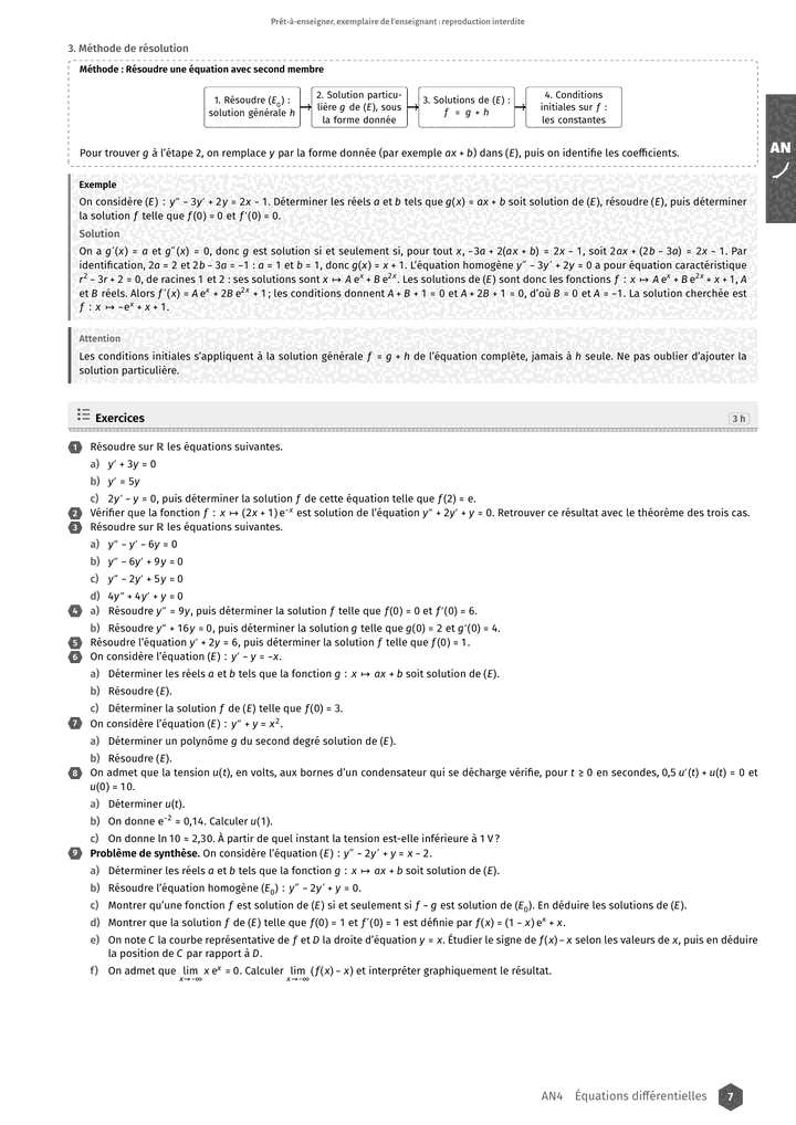 Échantillon Mathématiques Tle S, page 8 sur 10