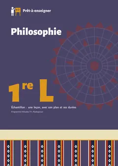 Couverture du manuel Philosophie 1re L