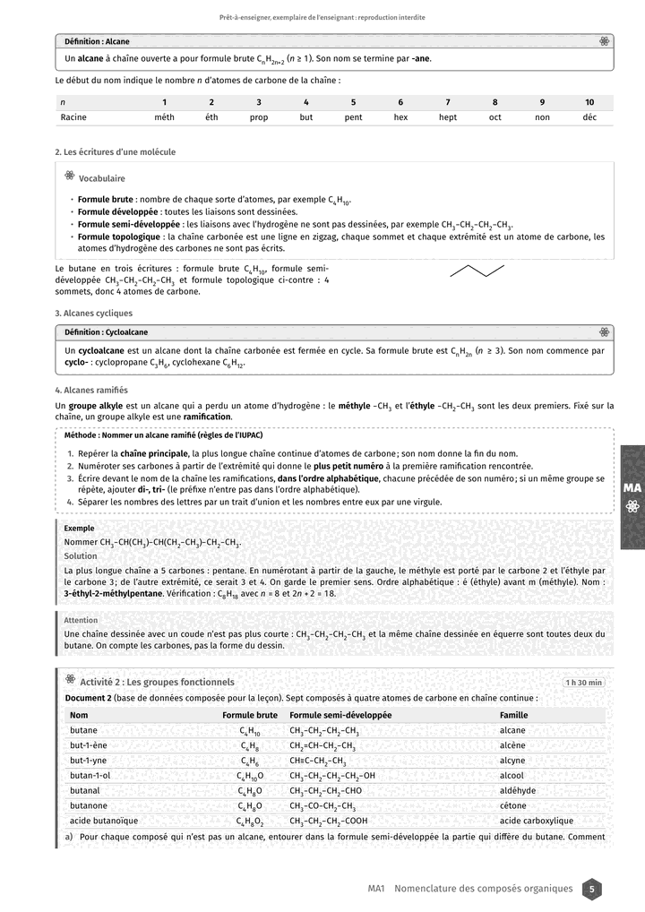 Échantillon Sciences physiques 1re L, page 6 sur 10