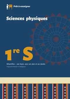Couverture du manuel Sciences physiques 1re S