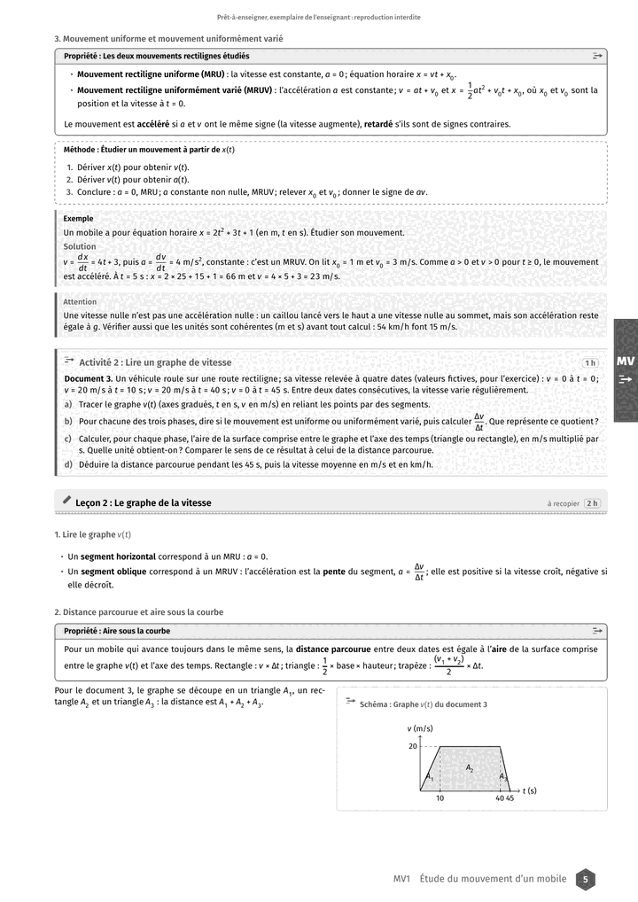 Échantillon Sciences physiques 1re S, page 6 sur 10