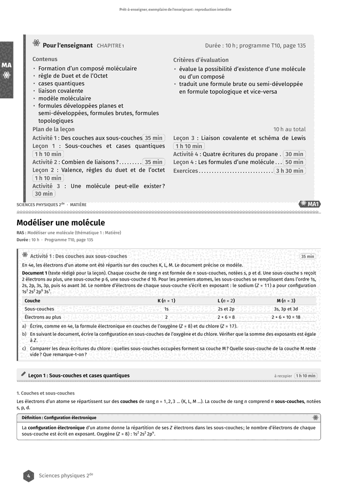 Échantillon Sciences physiques 2de, page 5 sur 12
