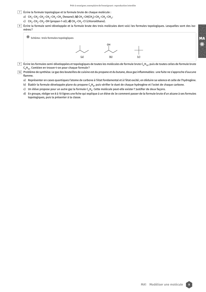 Échantillon Sciences physiques 2de, page 10 sur 12