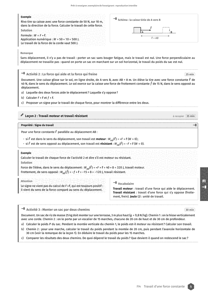 Échantillon Sciences physiques 3e, page 6 sur 10