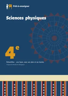 Couverture du manuel Sciences physiques 4e