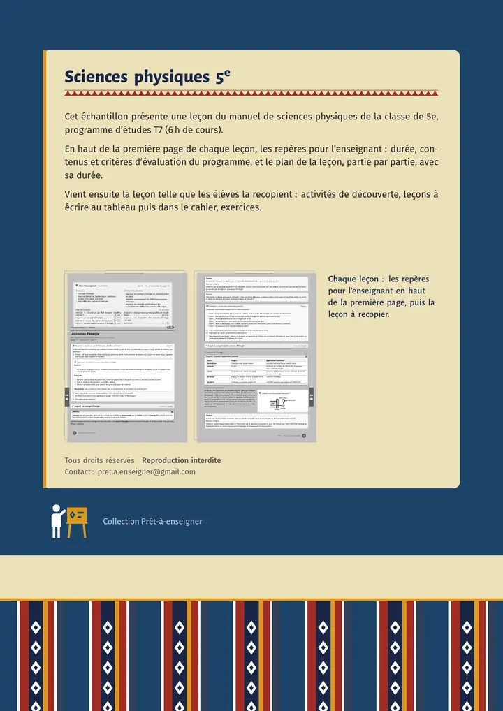 Échantillon Sciences physiques 5e, page 10 sur 10